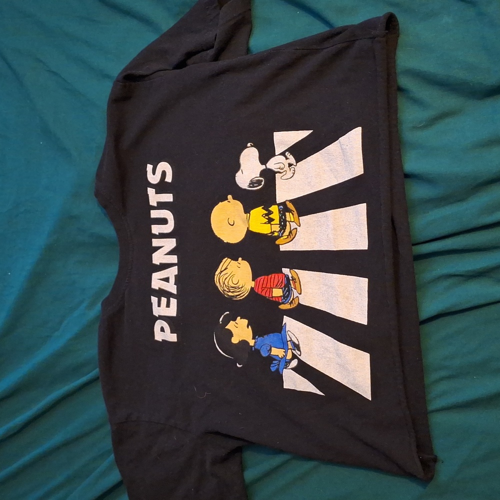 Peanuts cropped tshirt
